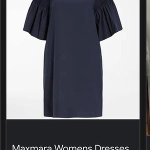 WEEKEND MAXMARA NAVY BLUE CASUAL DRESS